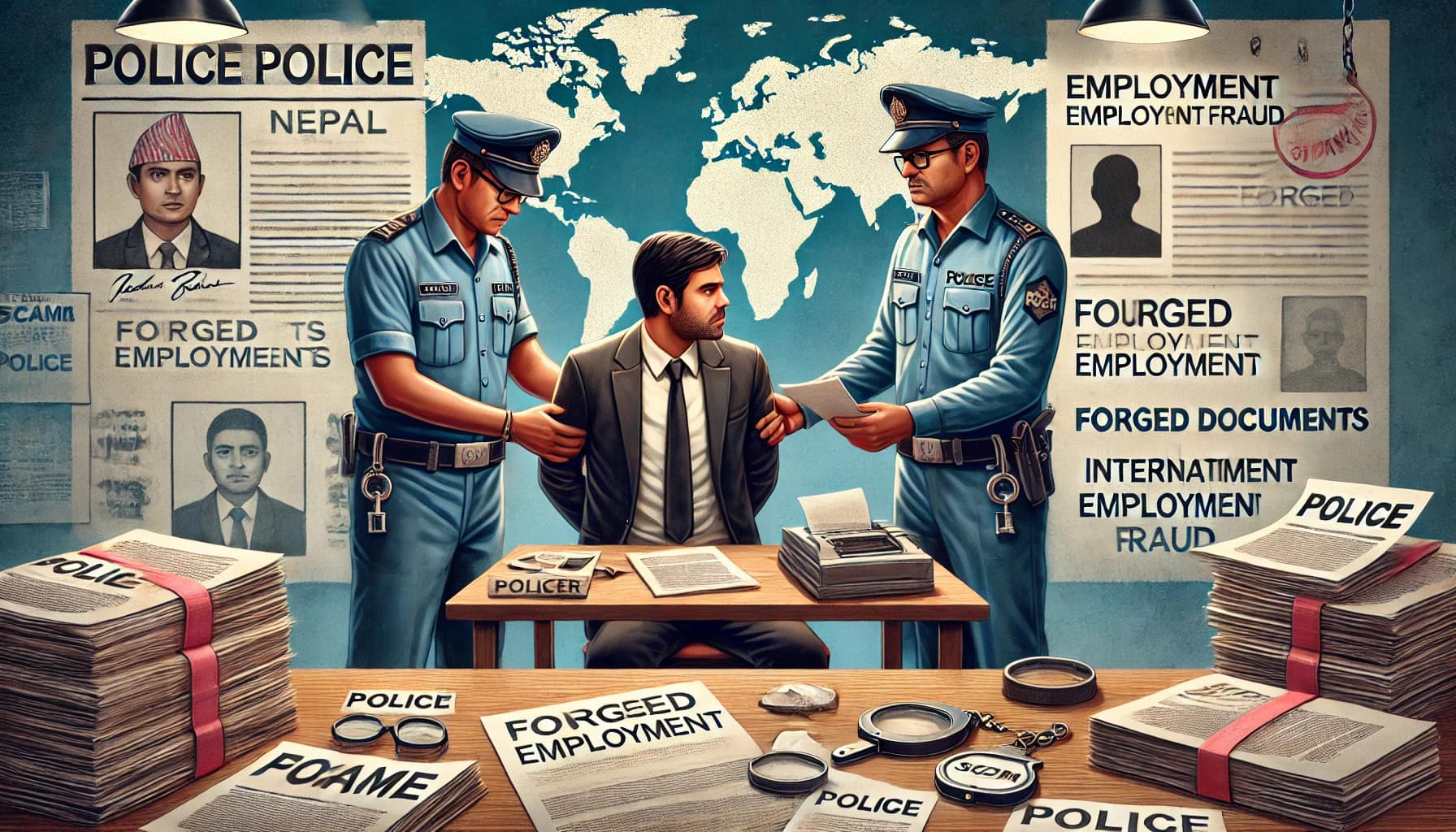 Two persons arrested on swindling charges