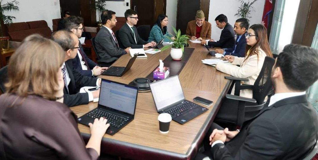 IMF team meets with Finance Minister Paudel