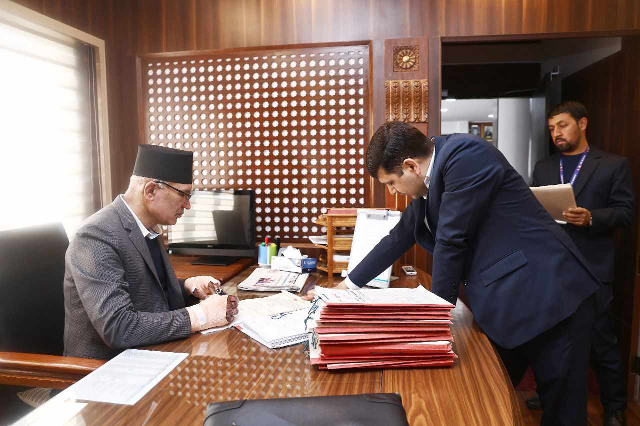 Finance Minister Poudel returns to the ministry after a week