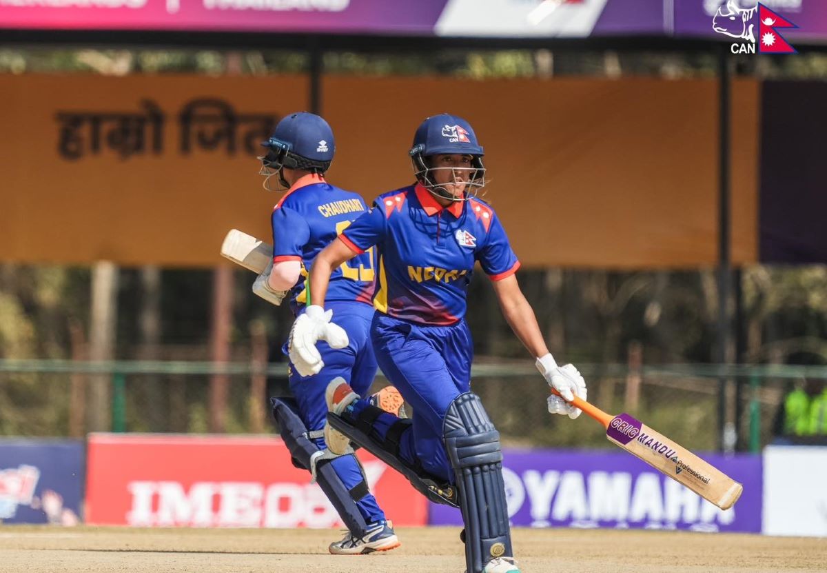 Nepal sets 146-run target for Netherlands in Women’s T20I Tri-Series