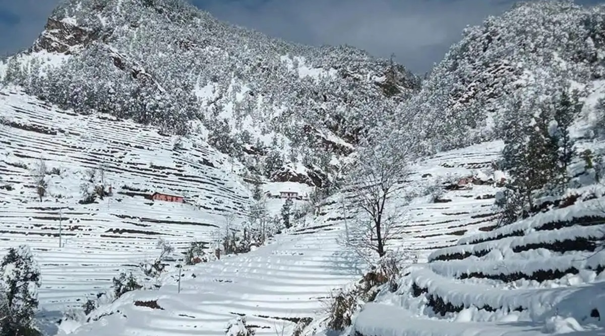 Dhorpatan witnesses snowfall