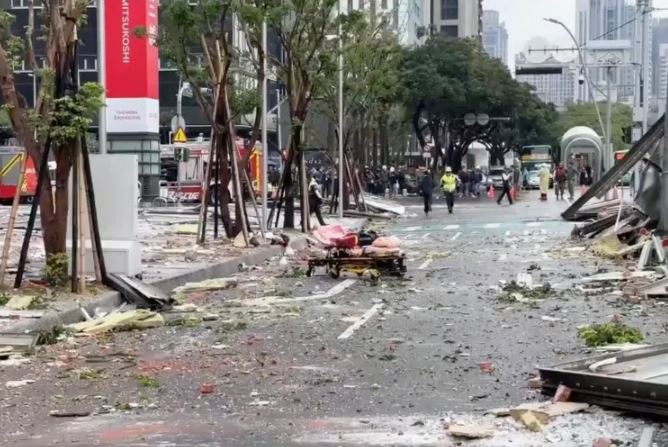 Gas explosion at Taiwan food court kills 4 and injures 26