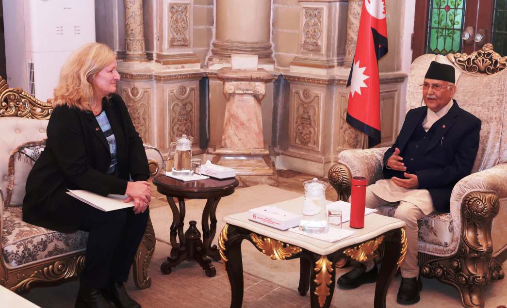 French Ambassador calls on Prime Minister Oli