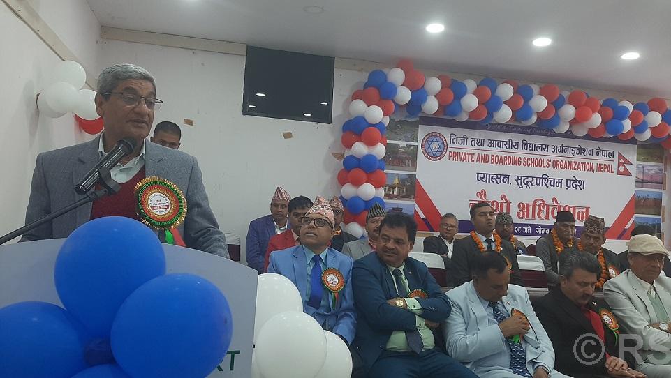 Minister Lekhak acknowledges important contributions of private schools