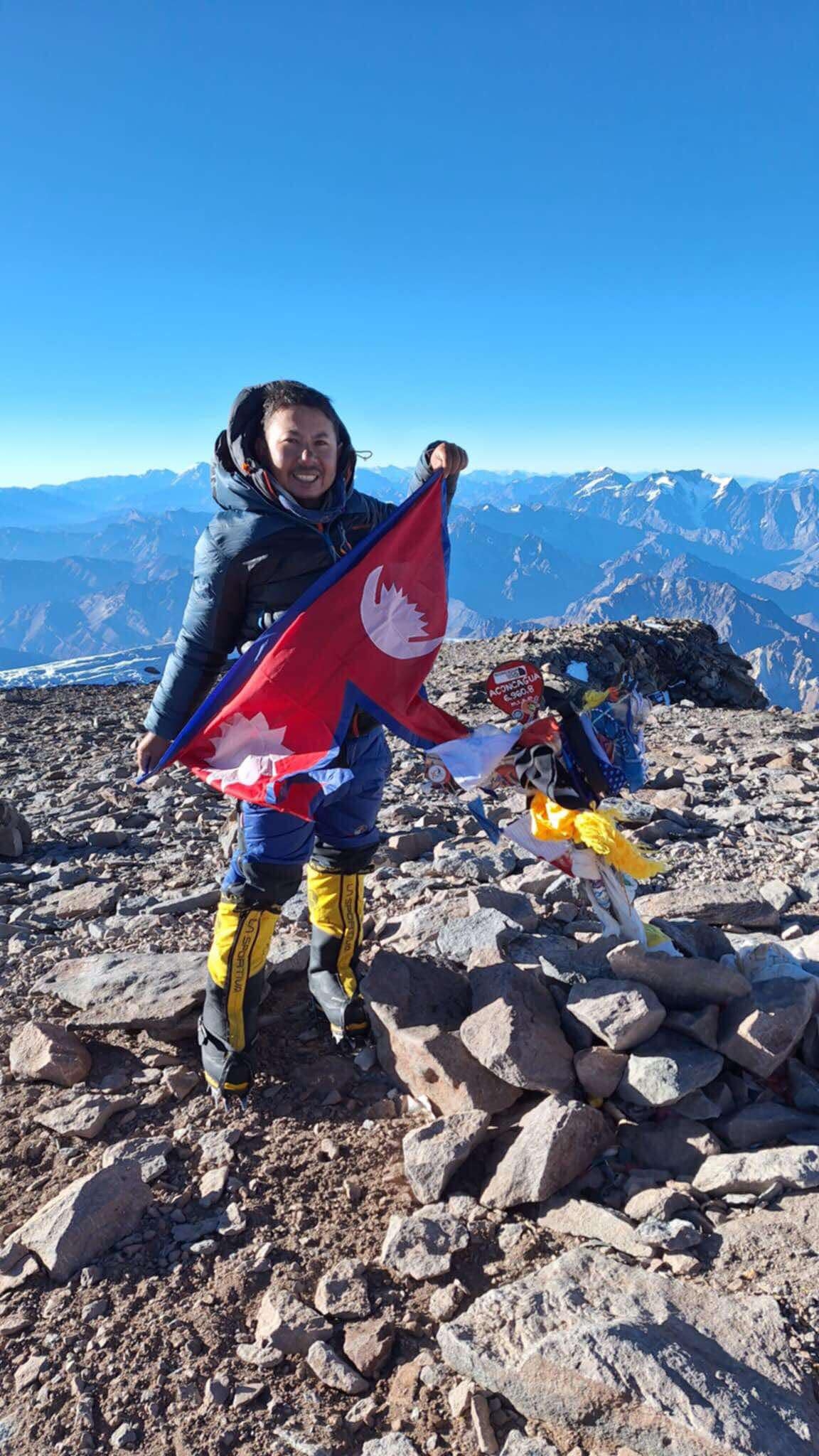 Nepali Mountaineer Pandey Conquers South America’s Highest Peak!