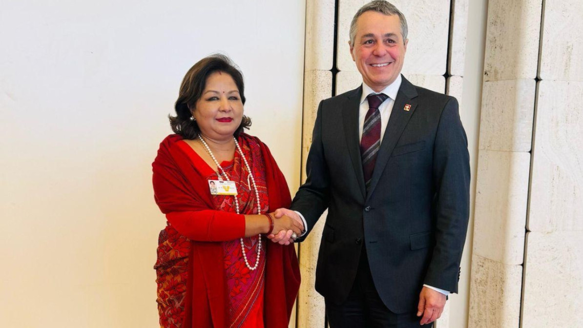 Foreign Minister meets with Swiss counterpart
