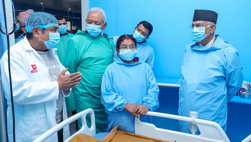 PM inquires about the health condition of DPM and Mayor