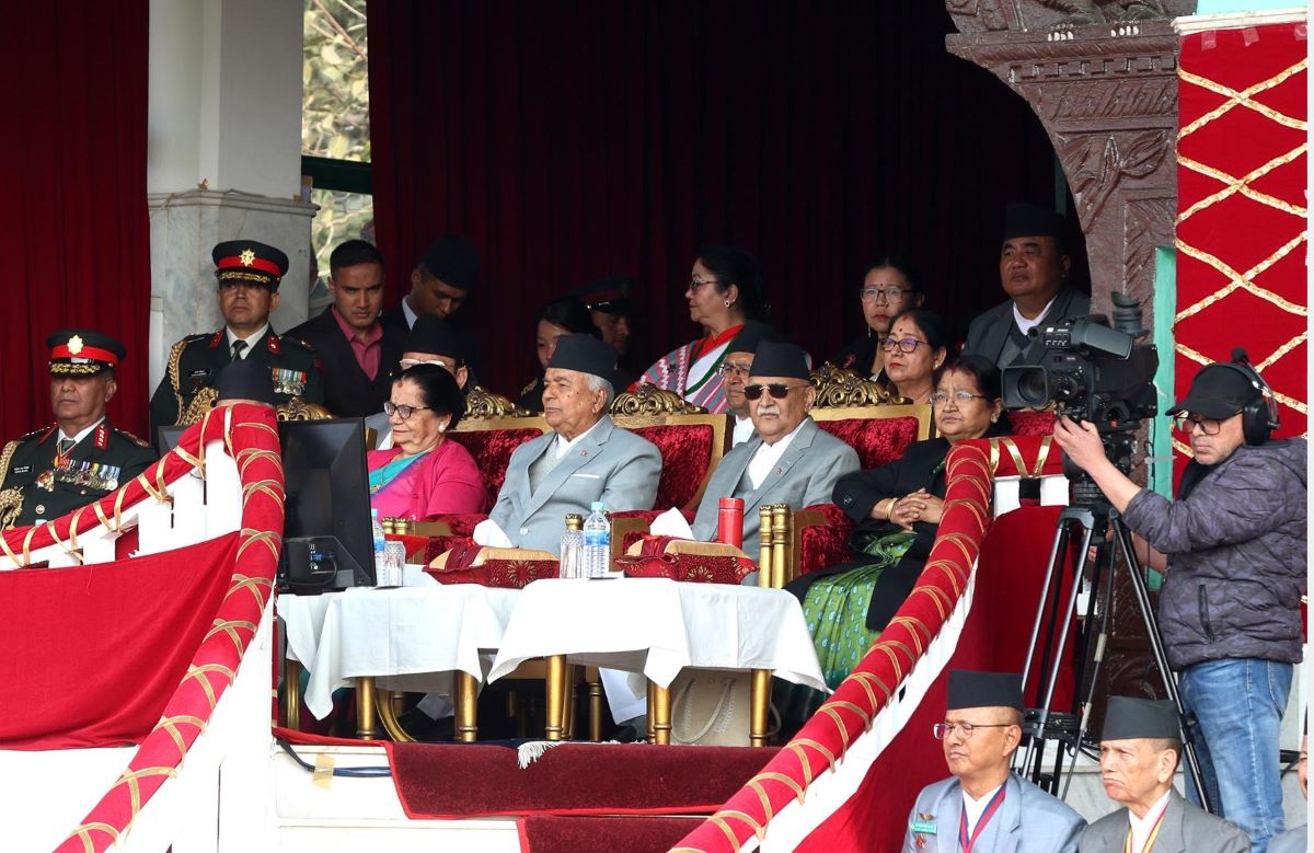 President observes Mahashivaratri and Army Day feu-de-joie in Tundikhel