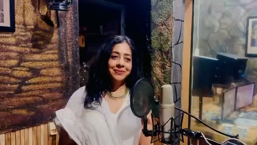Sanjeevani sang the title song of the Nepali film ‘Maitighar’ in Mumbai