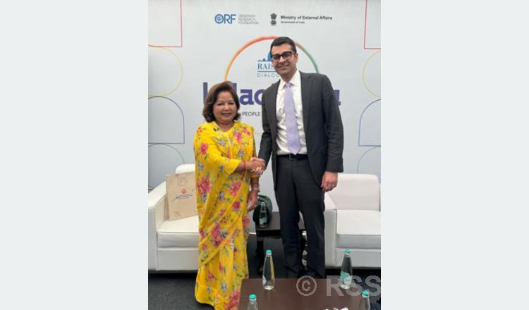 Minister Dr Rana meets with US official Gill, seeks US support for Bipin Joshi’s release