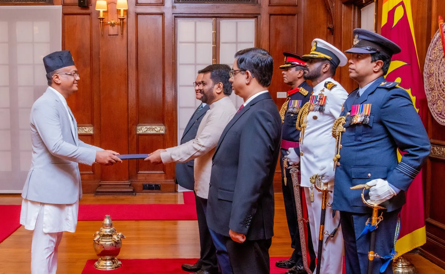Letter of credence presented