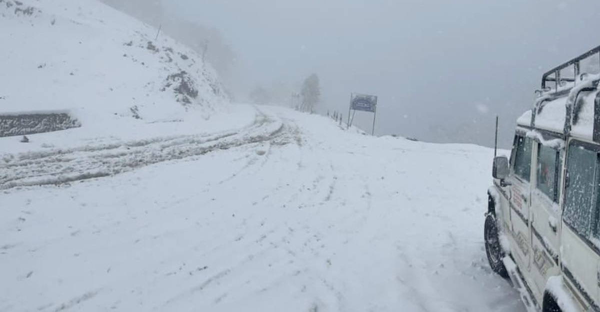 Nagma-Gamgadhi road still blocked due to snowfall