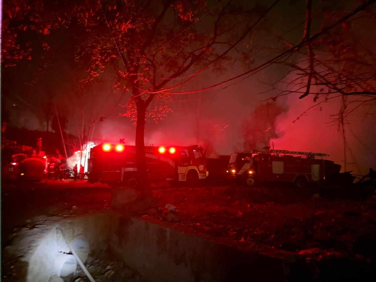 Fire breaks out in Chandragiri plastic factory
