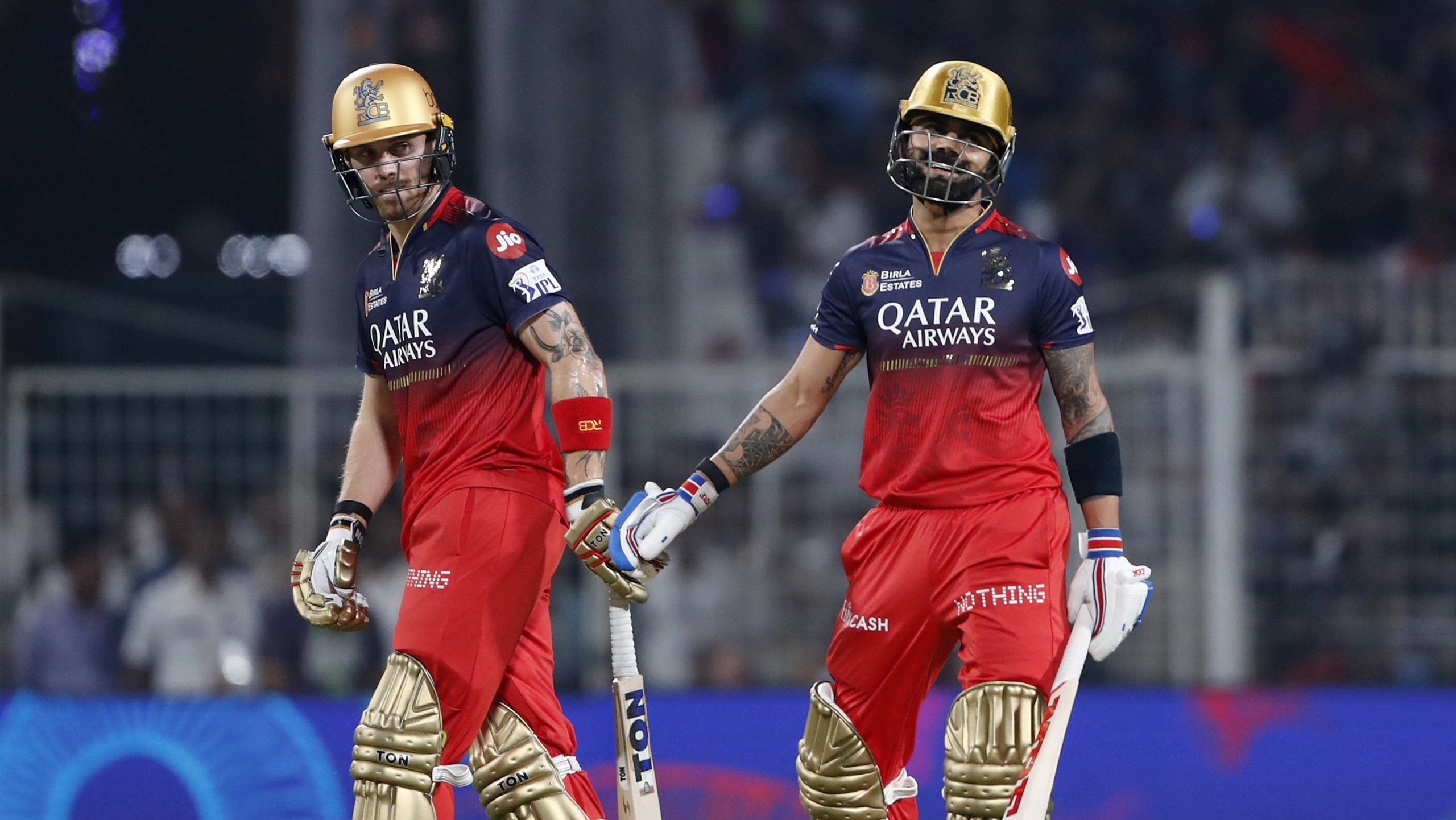 RCB blow away defending champions KKR with resounding 7-wicket win