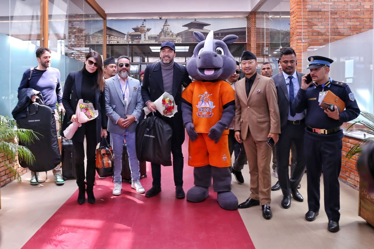 Italian legend goalkeeper Buffon arrives in Kathmandu