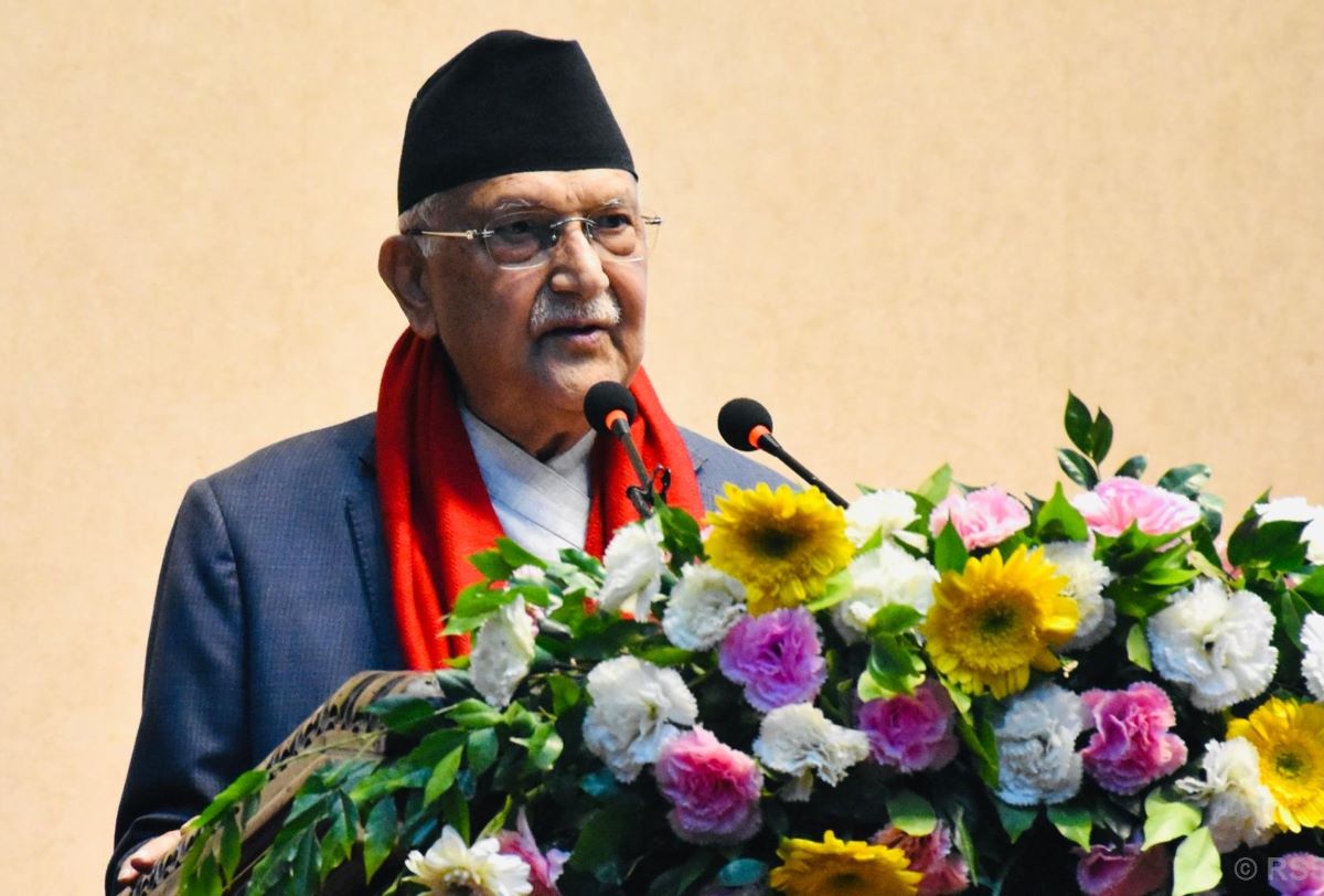 PM Oli calls on NGOs not to depend on external grants