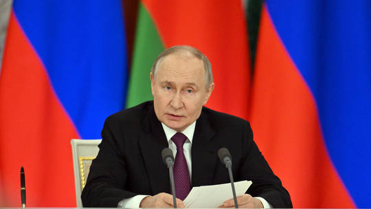 Putin tells Ukraine troops in Russian region to ‘surrender’