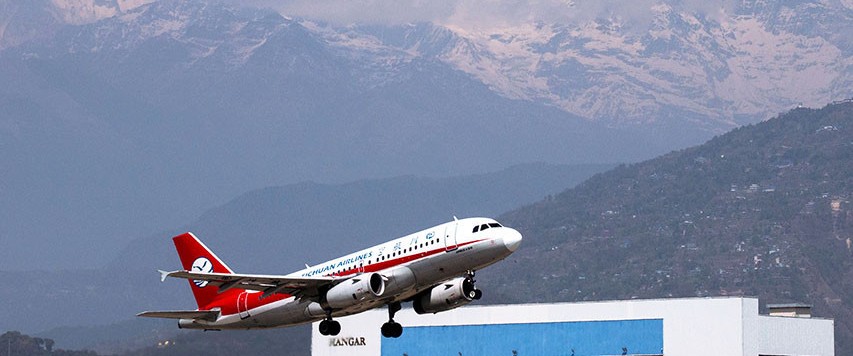 First ‘Pokhara-Chengdu’ commercial flight takes place