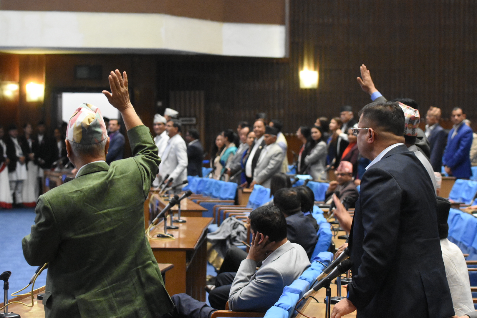 Parliament adjourned for 4pm