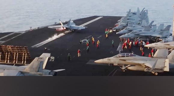 US fighter jets take off after Trump orders “decisive” action against Houthis in Yemen