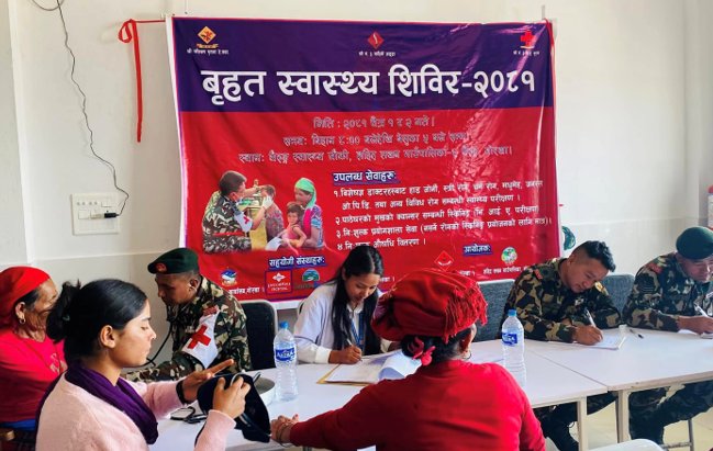 NA’s camp provides free health service to 525 people