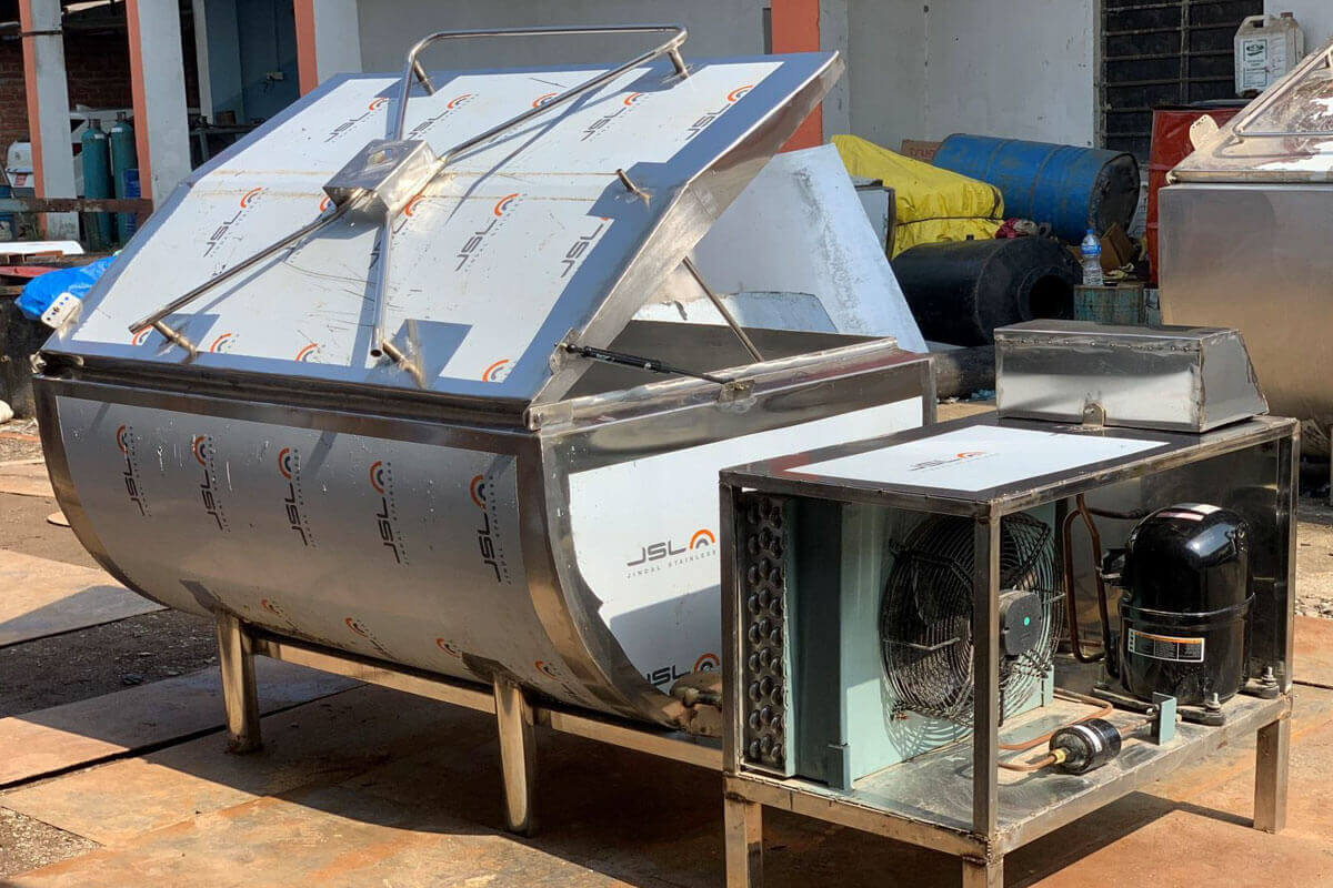 Milk chilling machine bought by cooperative lies unused