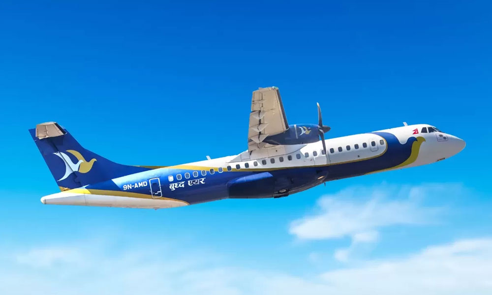 Buddha Air aircraft lands safely without a front wheel