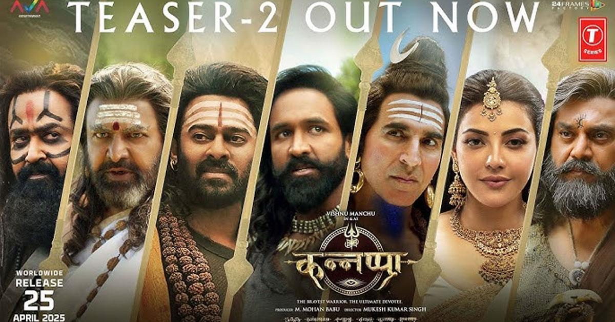 Telugu historical drama film ‘Kannappa’ teaser released