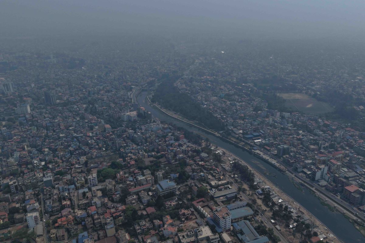 Kathmandu’s air pollution soars to global top, with AQI at ‘unhealthy’ levels