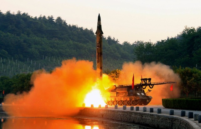 North Korea fires missiles as South begins drills with US