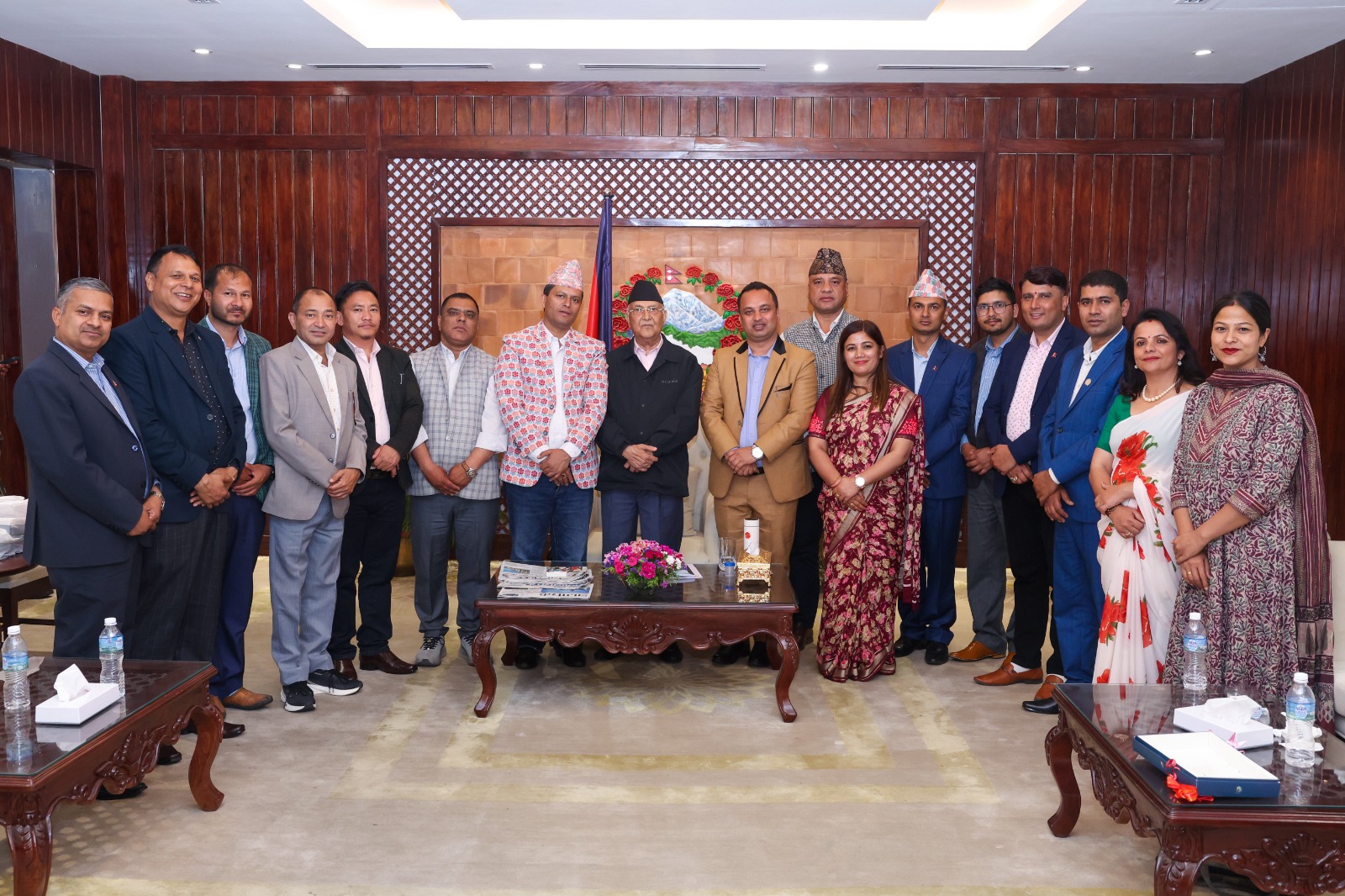 PM congratulates new leadership of Press Chautari