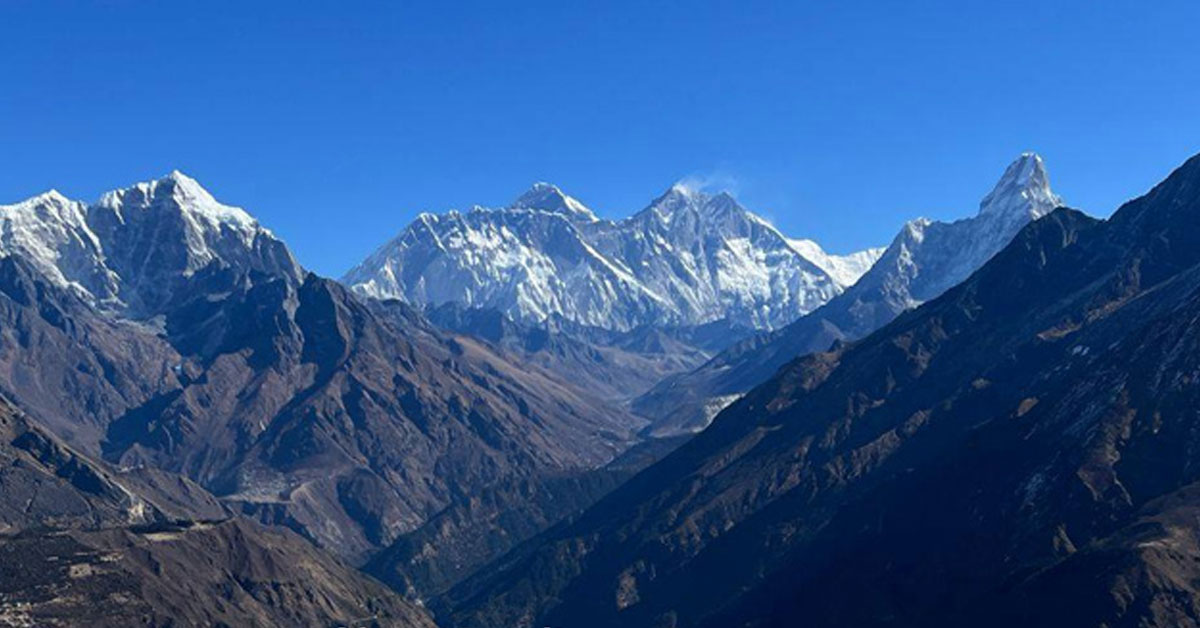 View of Sagarmatha region after weather clears (Photo Feature)