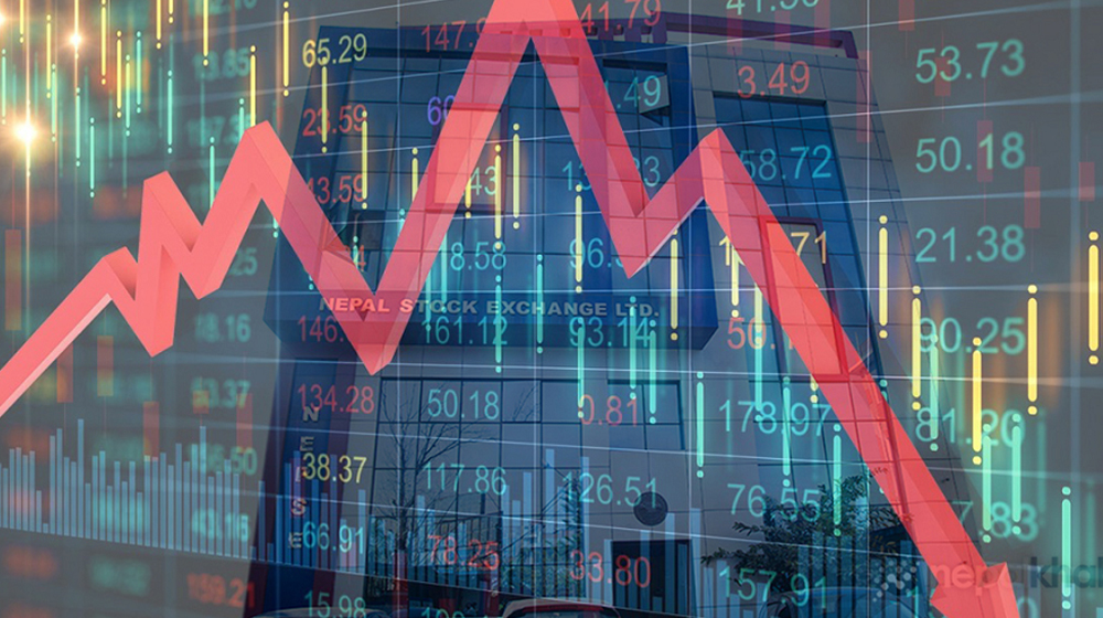NEPSE falls by 18 points on Sunday
