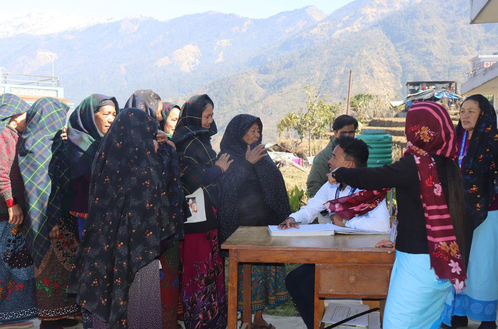 Free cancer screening at Barpak health camp