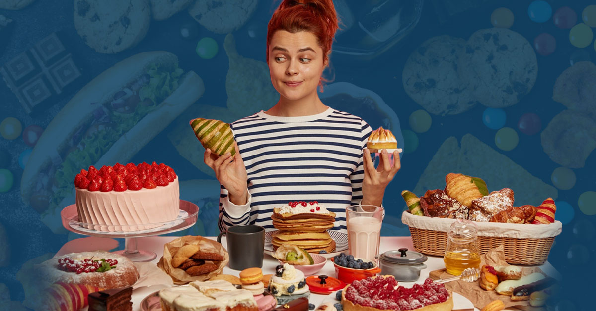 Why should we reduce intake of sugary and processed foods?