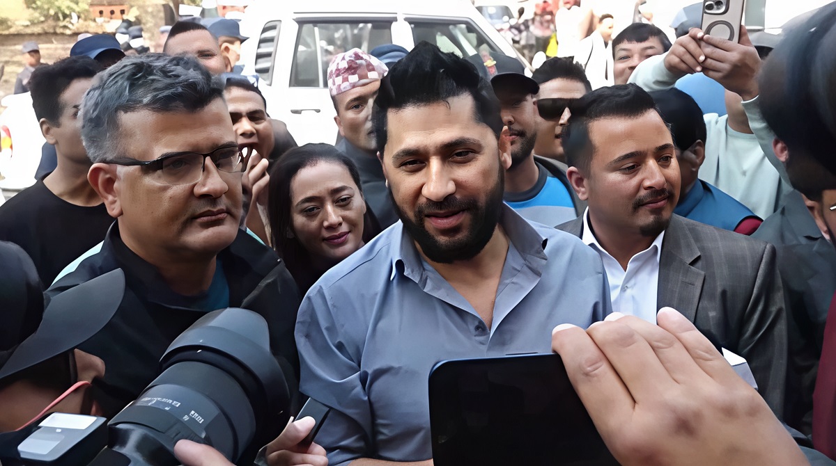 Rabi Lamichhane files bail plea at Rupandehi District Court
