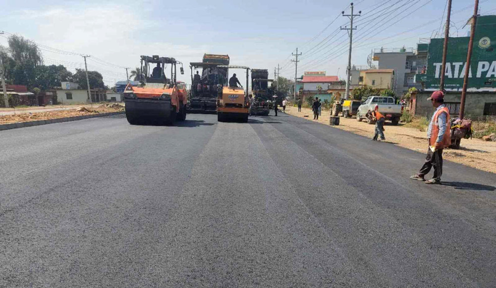 Nine kilometer road blacktopped