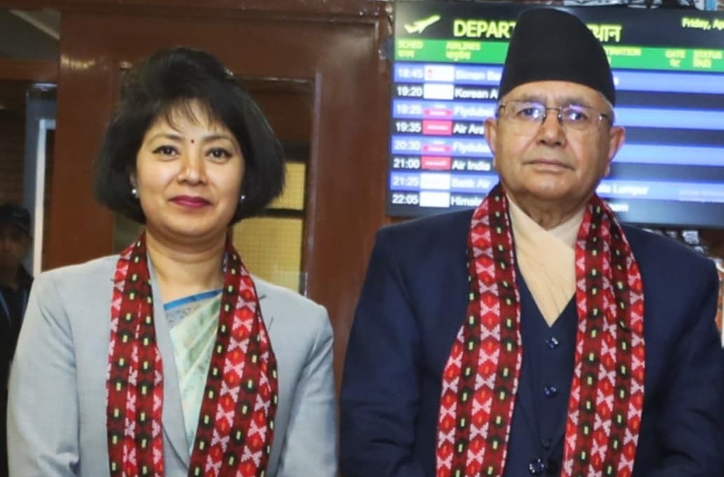 Speaker Ghimire solicits votes for Dr Shakya from Speakers of 35 nations