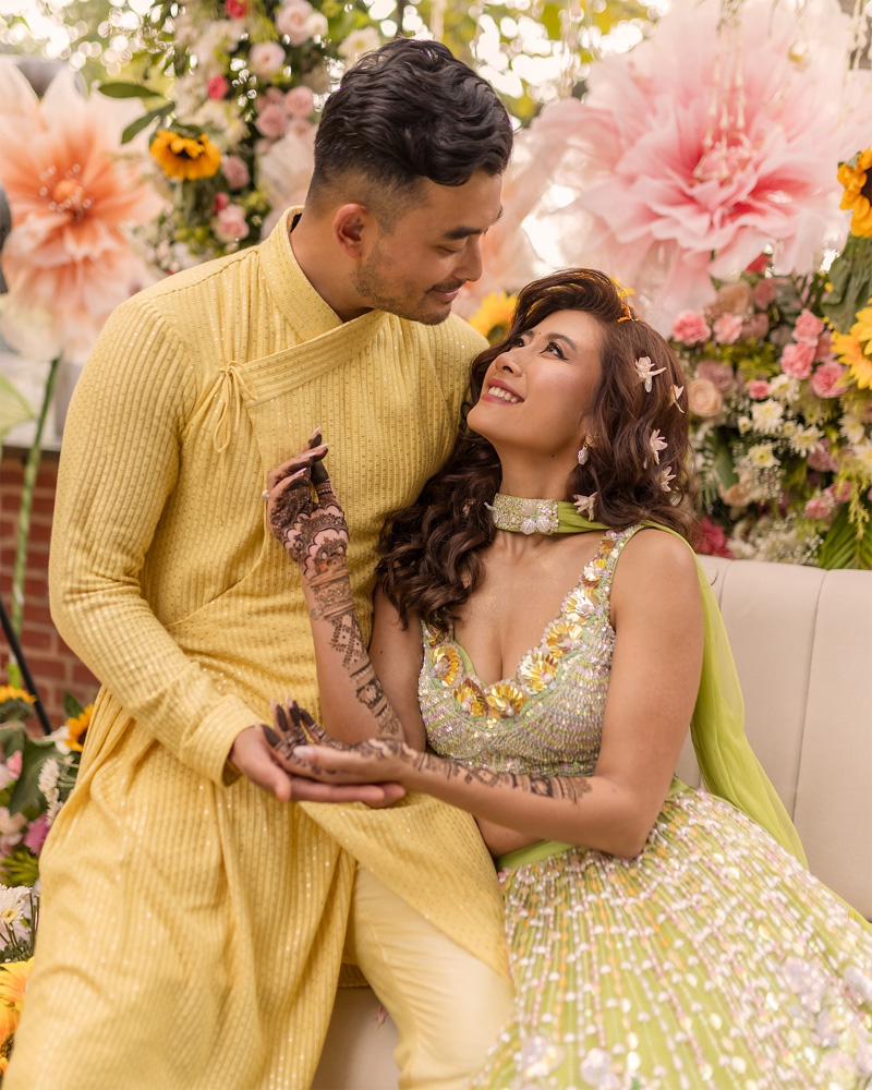Asmi Shrestha Spends Romantic Moments with Fiancé at Mehendi Ceremony