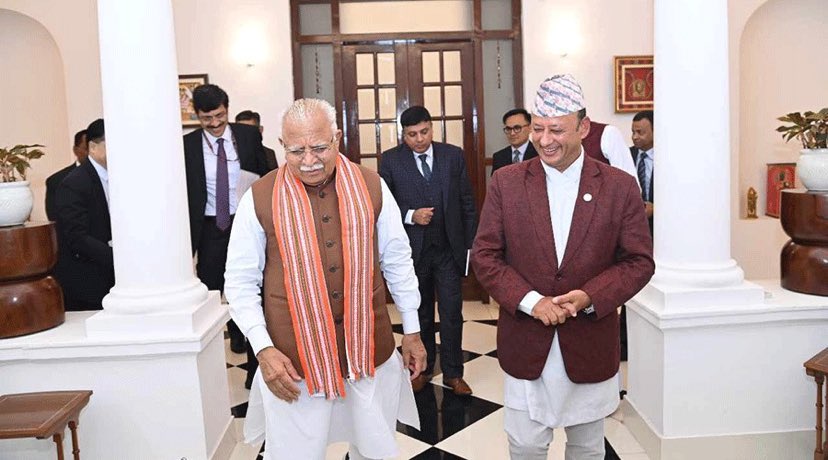 Indian Power Minister Khattar in Kathmandu