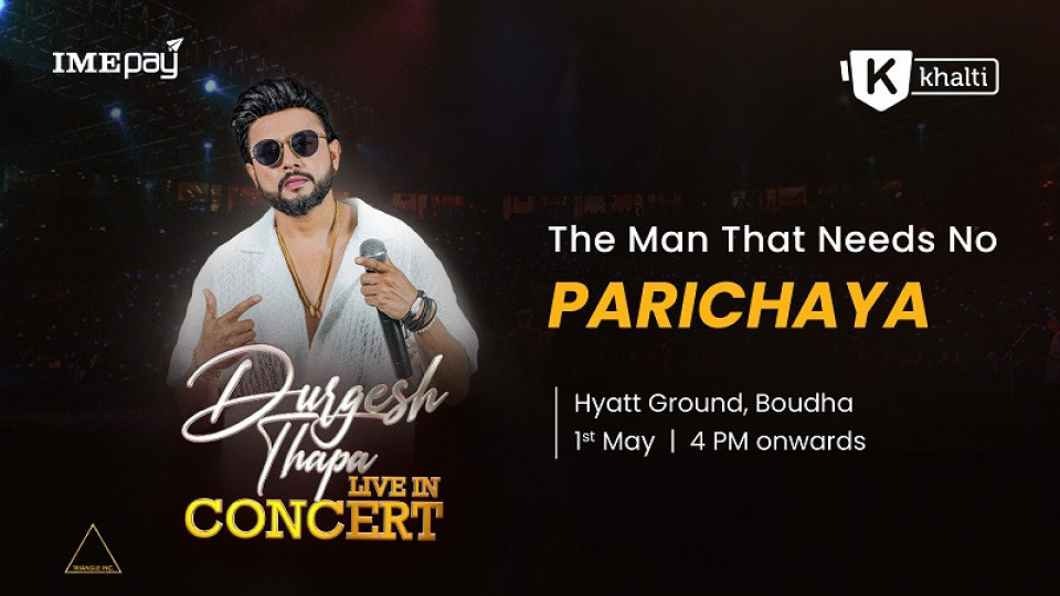 Durgesh Thapa to Host His First Live Concert in Kathmandu
