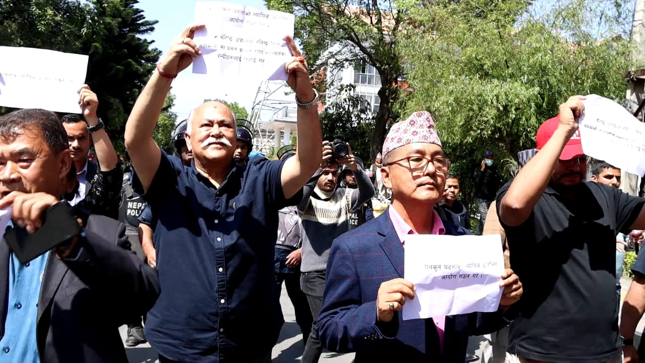 RPP Chair Lingden and leaders released following arrest over protest