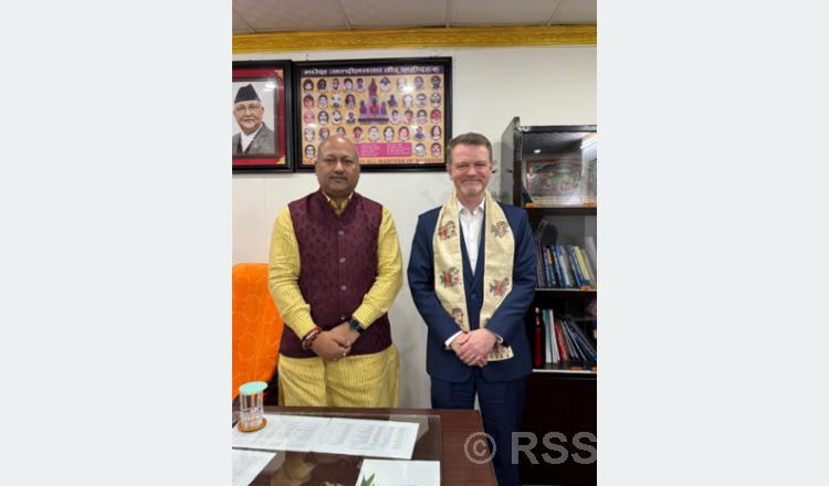 CM Singh and SDC Deputy Chief of Mission Mayer meet