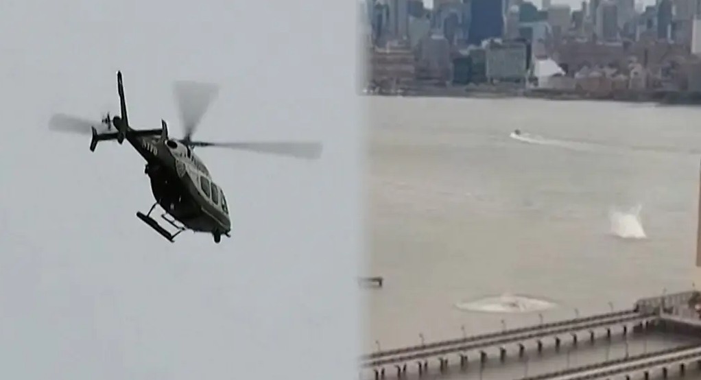 Six dead after passenger helicopter crashes into Hudson River