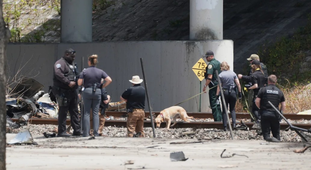 Three people killed after small plane crashes on busy street in Florida’s Boca Raton