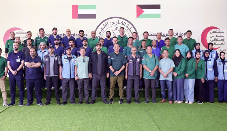 UAE Floating Hospital in Al Arish welcomes 3rd batch of Indonesian medical professionals as part of Operation Chivalrous Knight 3
