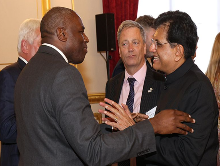 Piyush Goyal meets UK Foreign Secretary David Lammy in London