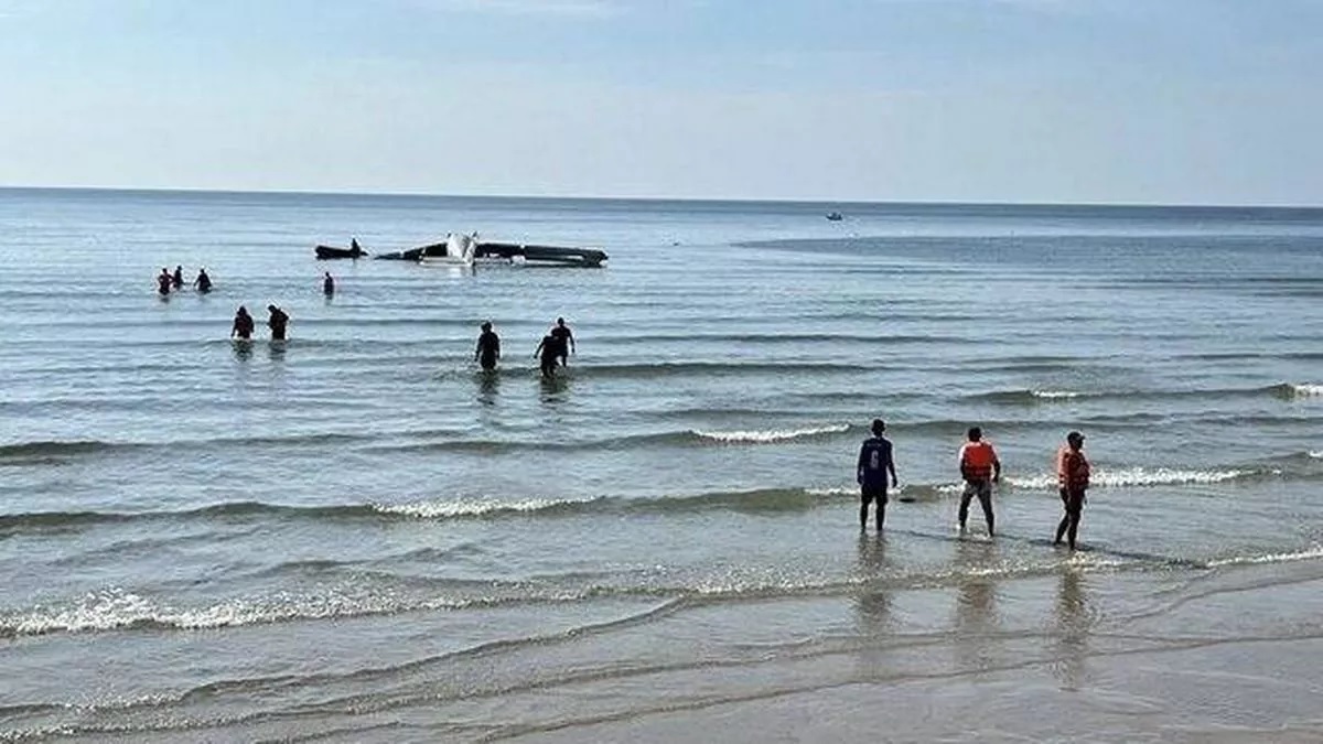 Five Thai police officers killed in plane crash during drill