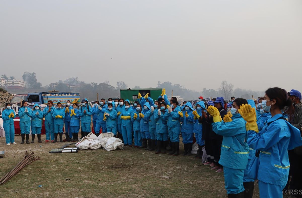 Biocomp Nepal collects 143 metric tonnes of waste