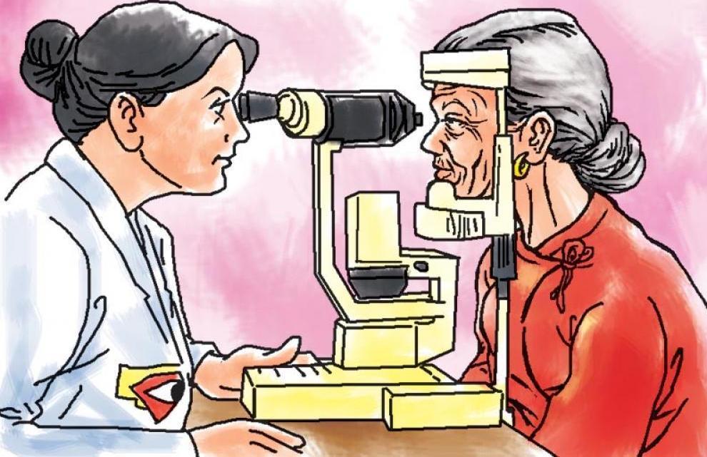 Eye camp benefits over 600 people in Jumla
